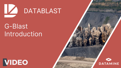 Video introduction to G-Blast, used for through-seam blast design
