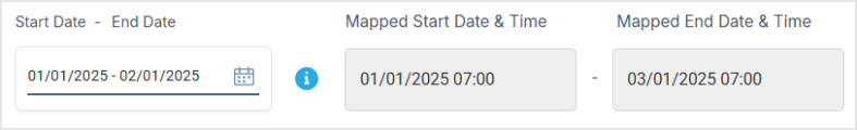 Mapped date and time example (modern logsheet)