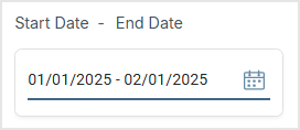 Date selector (modern logsheet)