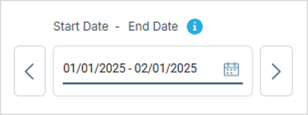 Date selector (modern logsheet)